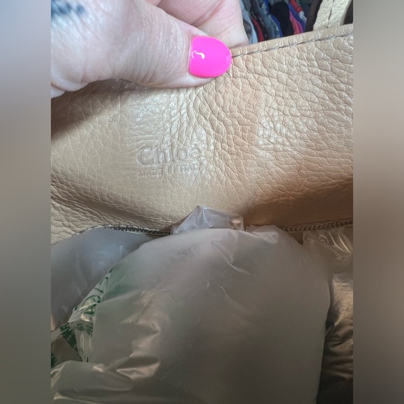 AUTHENTIC CHLOE LEATHER PADDINGTON SHOPPER TOTE HANDBAG - Picture 5 of 17